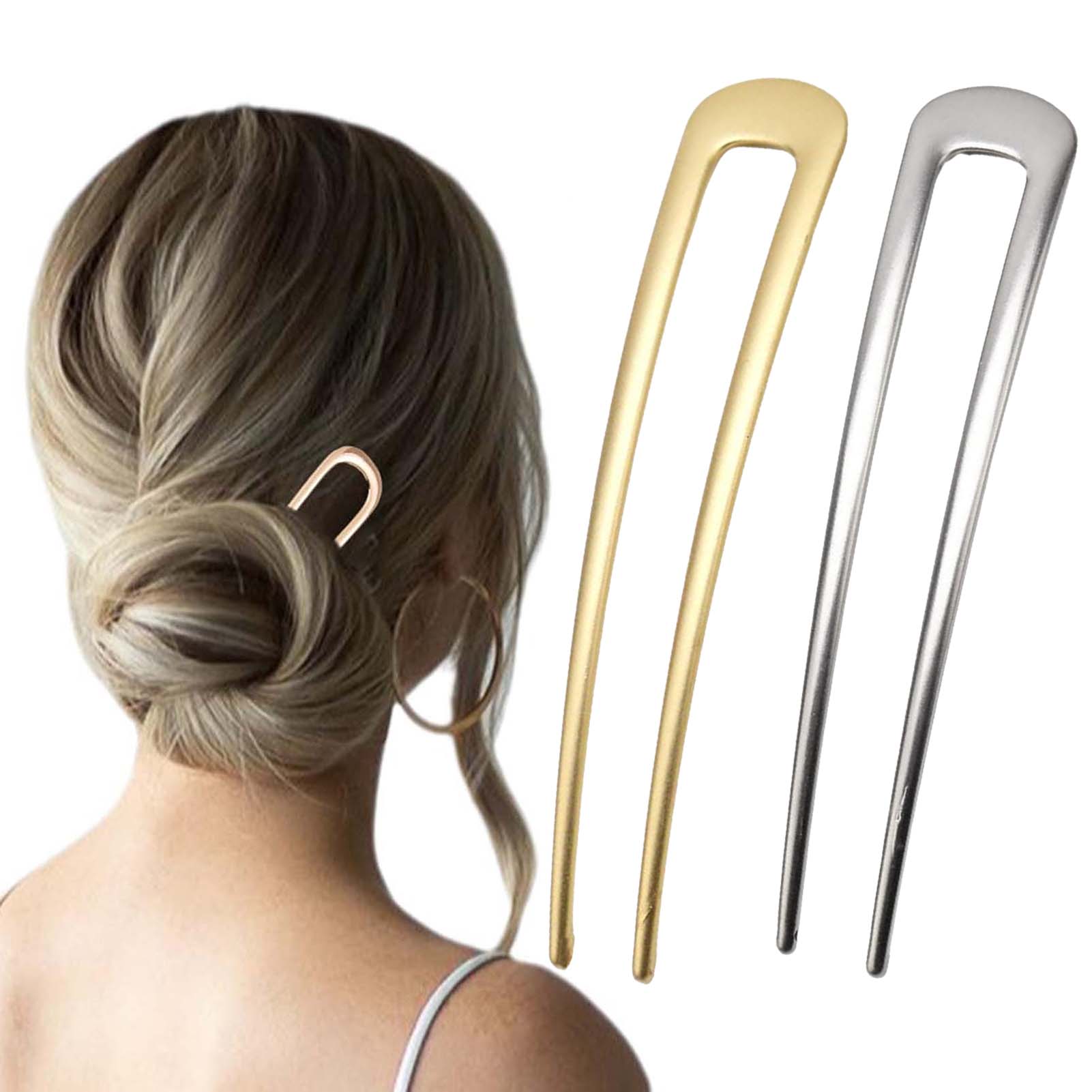 Tech Accessories For Women - French U Shaped Hair Pins Vintage