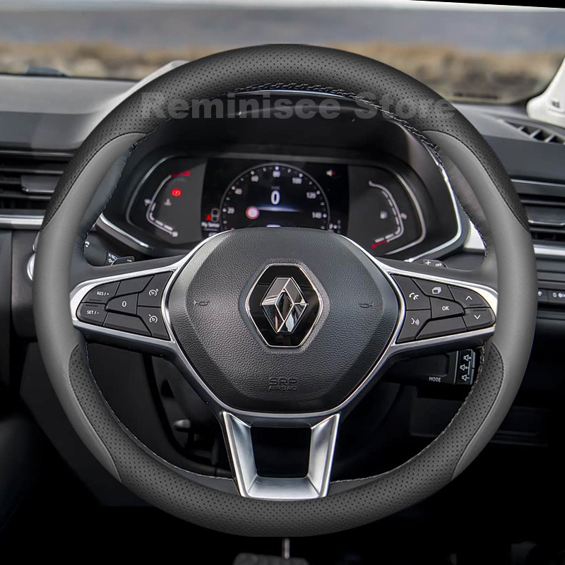 Tech Accessories Hub - Leather Car Steering Wheel Cover for