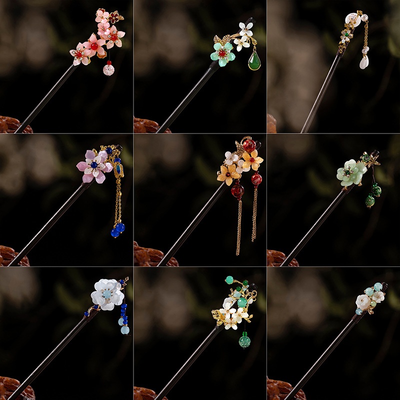 Tech Accessories For Women - 1Pc Wooden Hairpin Headdress for Women