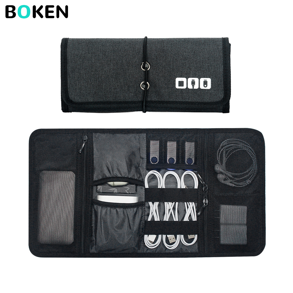 Tech Accessories Bag - Tech Organizer Bag Cable Storage Case