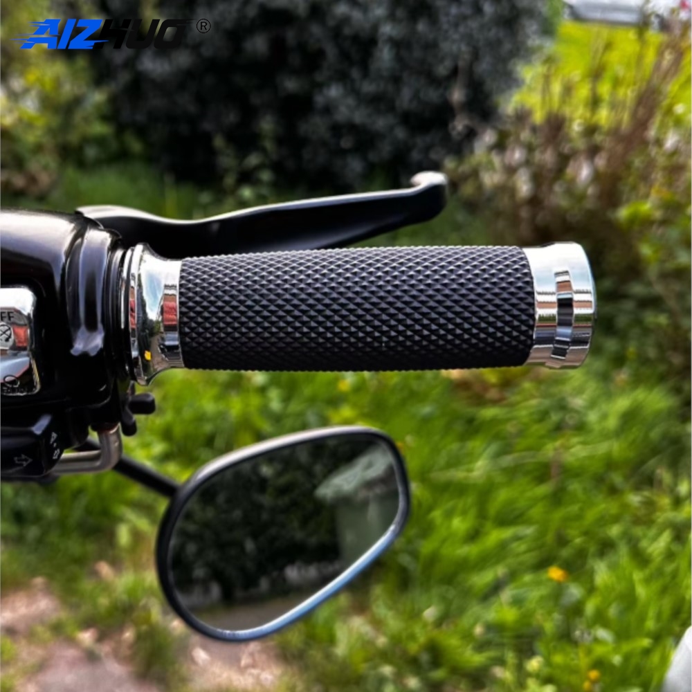 Universal Tech Accessories - Universal 7/8'' 22MM Motorcycle CNC Rubber