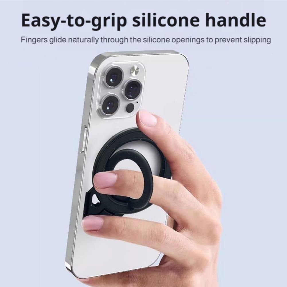 Foldable Magnetic Ring Grip Om - Phone Stand Aluminum recension och pris