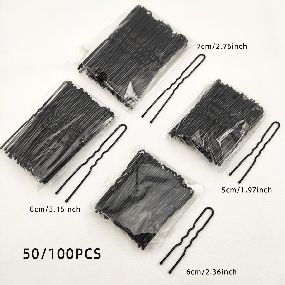 50/100 PCS Women 5/6/7/8 cm Ha - Tech Accessories For Women recension och pris