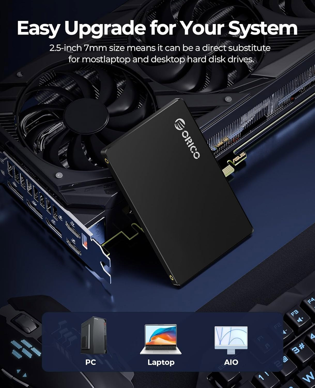 ORICO 1TB SATA SSD 2.5 Inch In - Samsung Ssd Evo 870 recension och pris