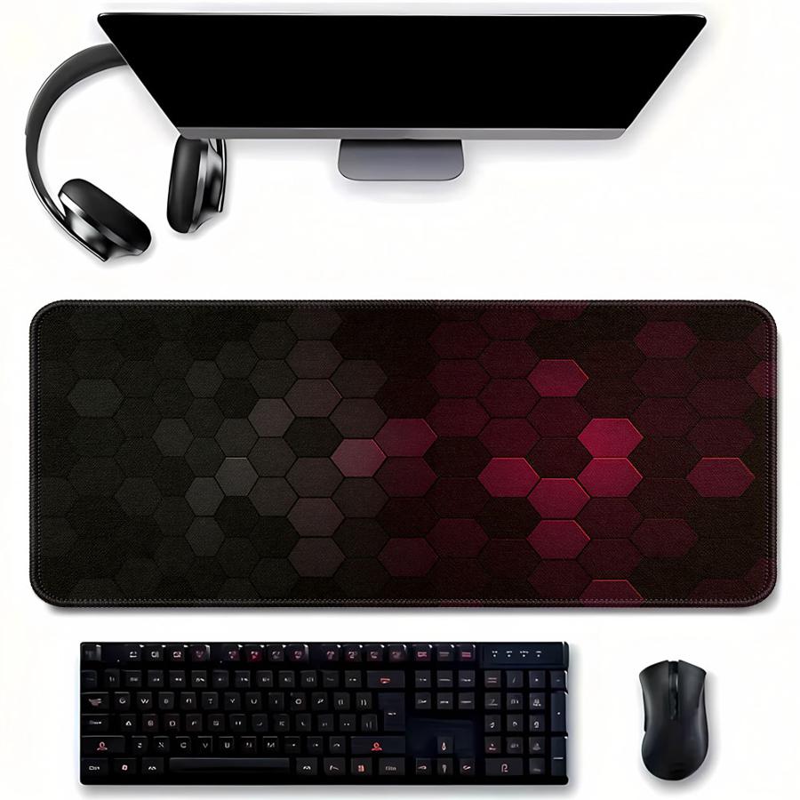 Red Honeycomb Tech Mouse Pad o - Tech Accessories For Laptop recension och pris