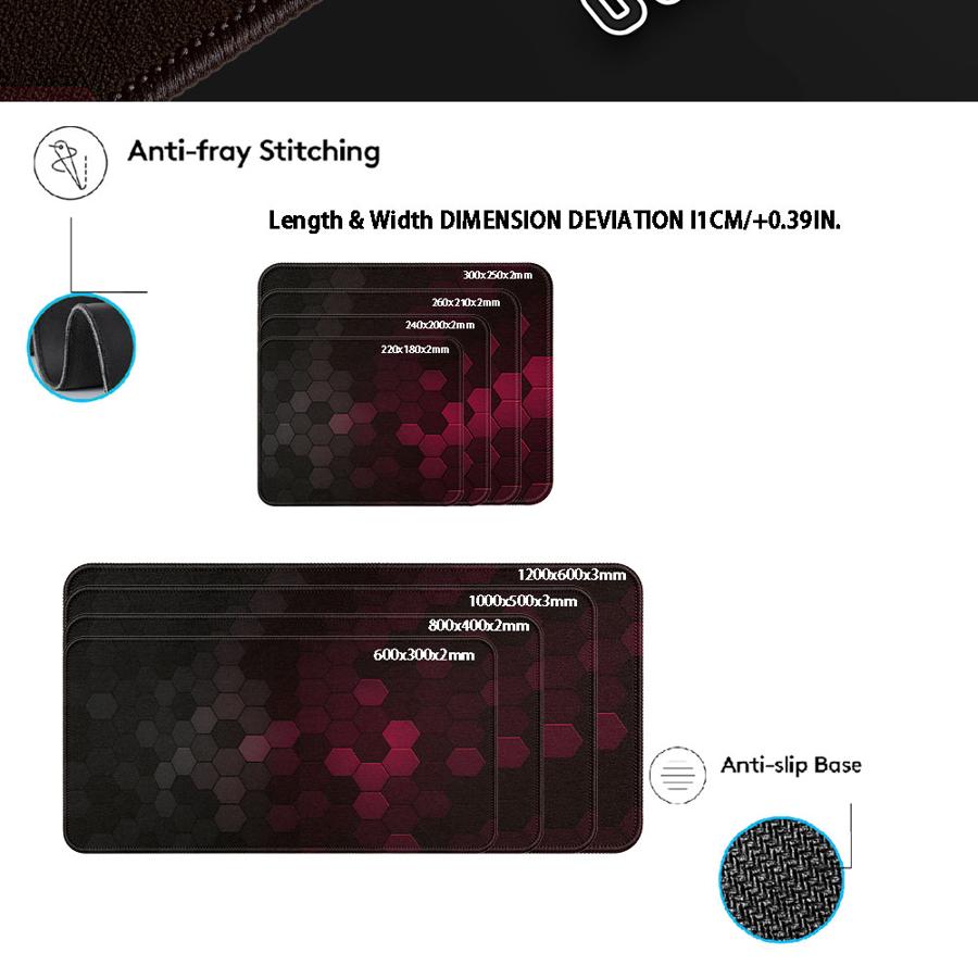 Red Honeycomb Tech Mouse Pad o - Tech Accessories For Laptop recension och pris