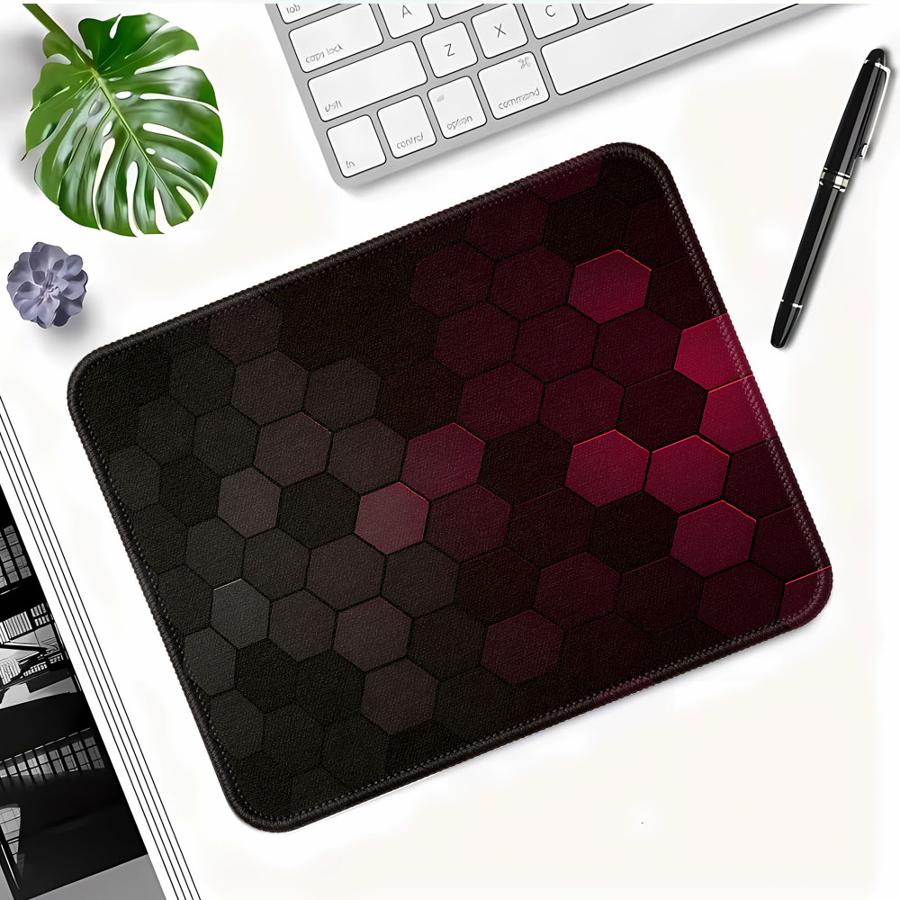 Red Honeycomb Tech Mouse Pad o - Tech Accessories For Laptop recension och pris