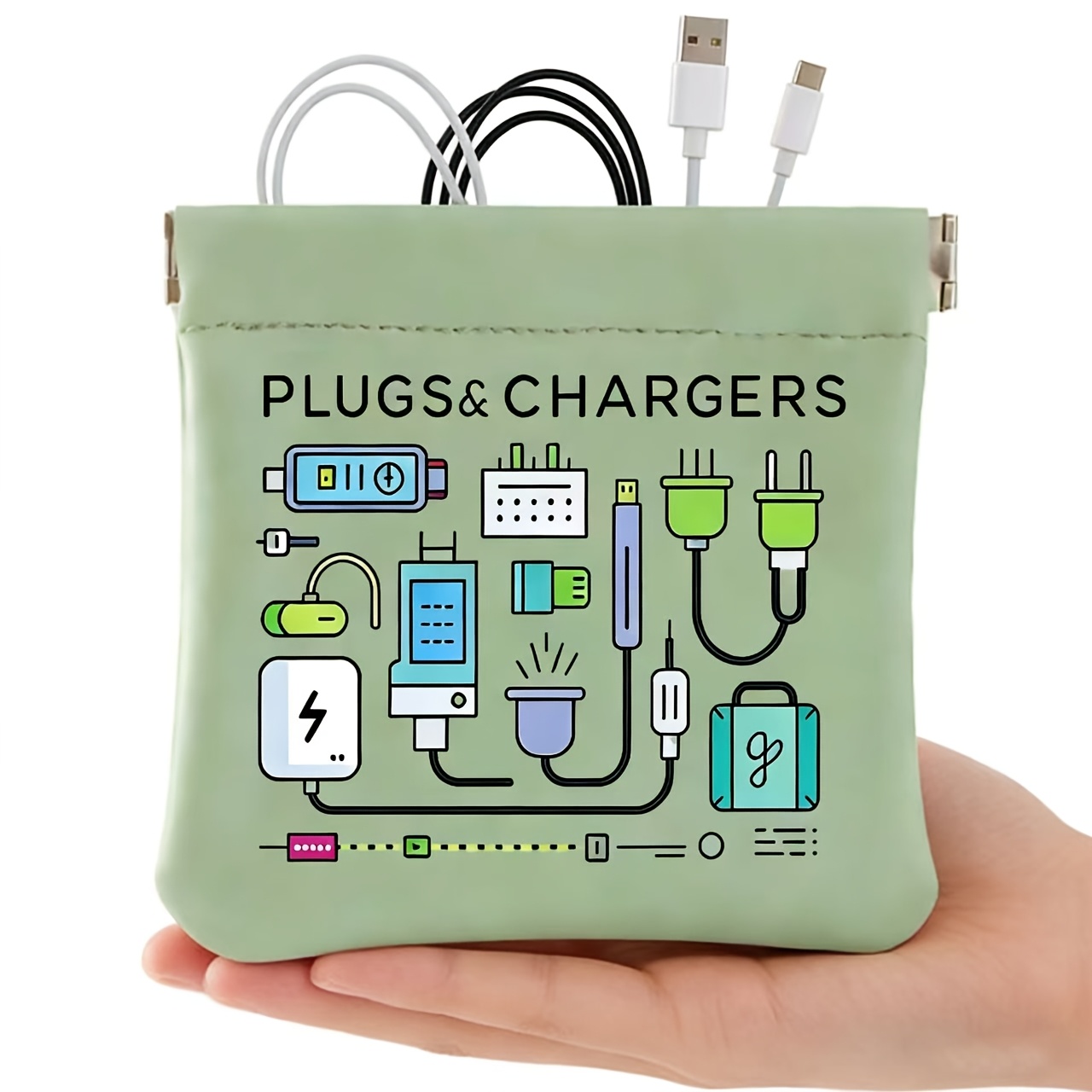 Portable Cable Organizer Bag 1 - Tech Accessories Bag recension och pris