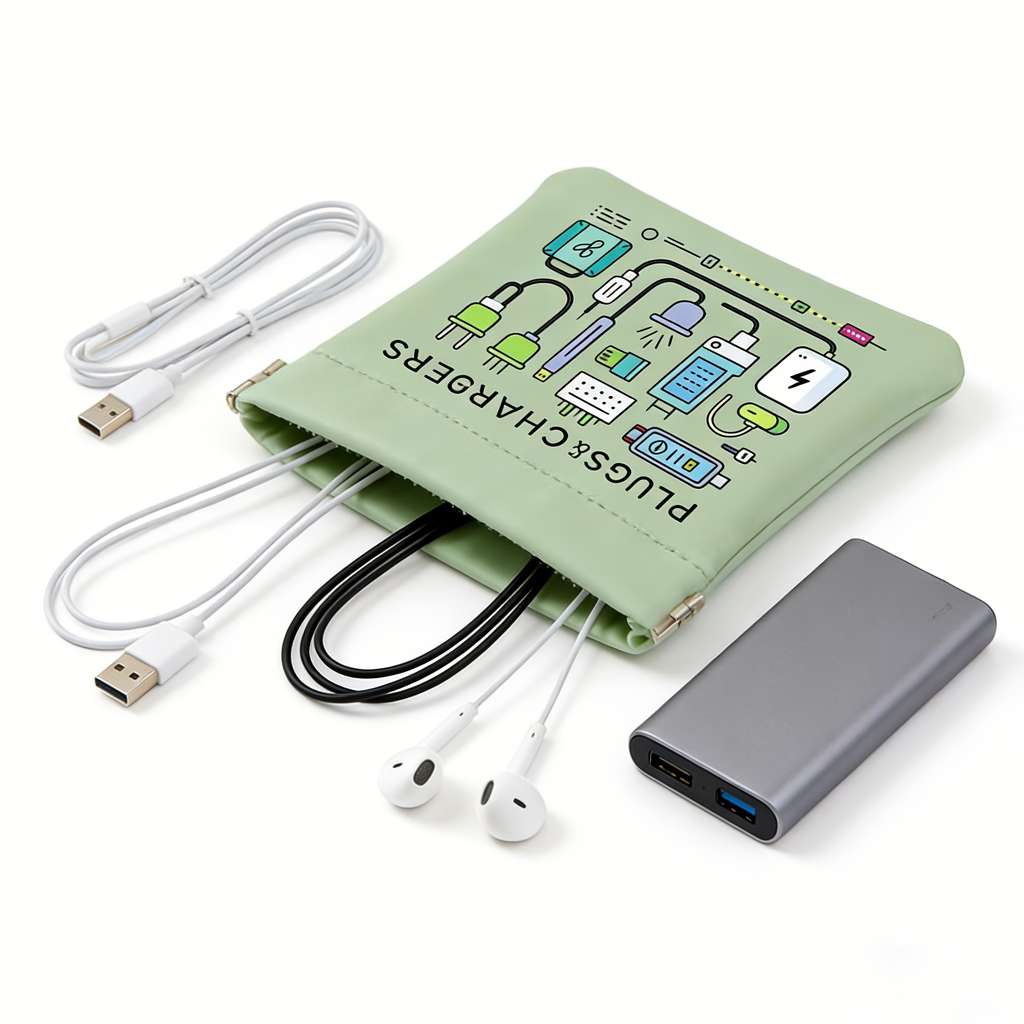 Portable Cable Organizer Bag 1 - Tech Accessories Bag recension och pris