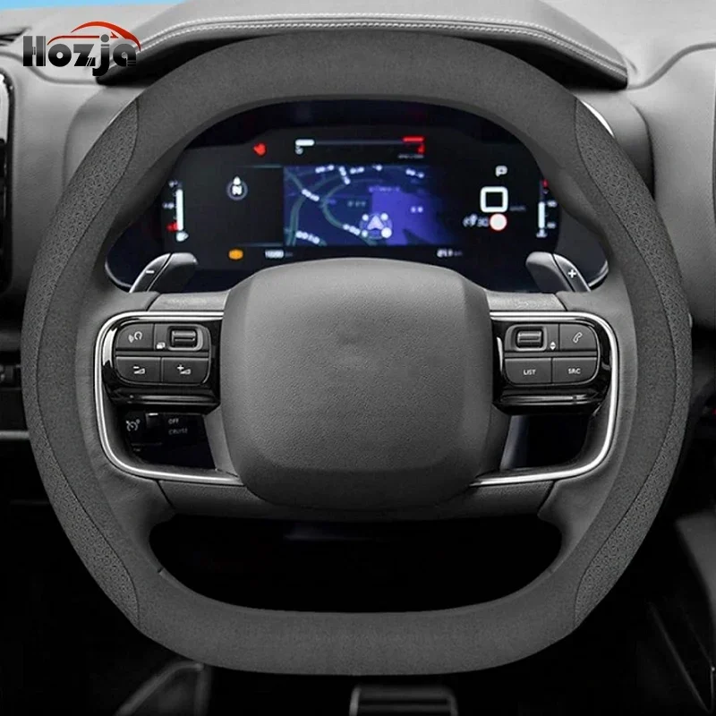 Leather Car Steering Wheel Cov - Tech Accessories Hub recension och pris