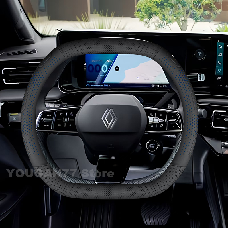 Leather Car Steering Wheel Cov - Tech Accessories Hub recension och pris