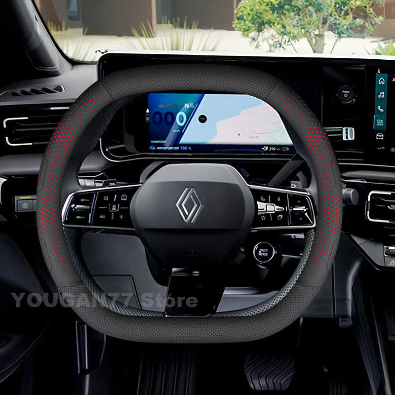 Leather Car Steering Wheel Cov - Tech Accessories Hub recension och pris