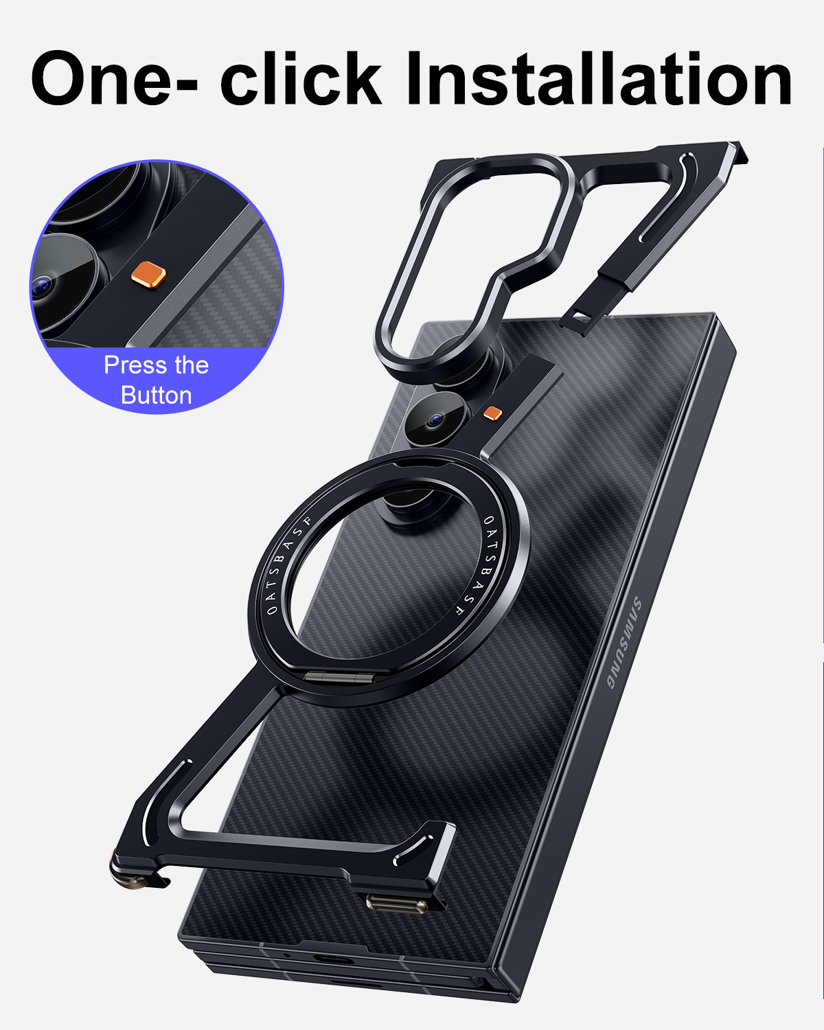 Eary Z Stand Phone Case for Sa - Phone Stand Aluminum recension och pris