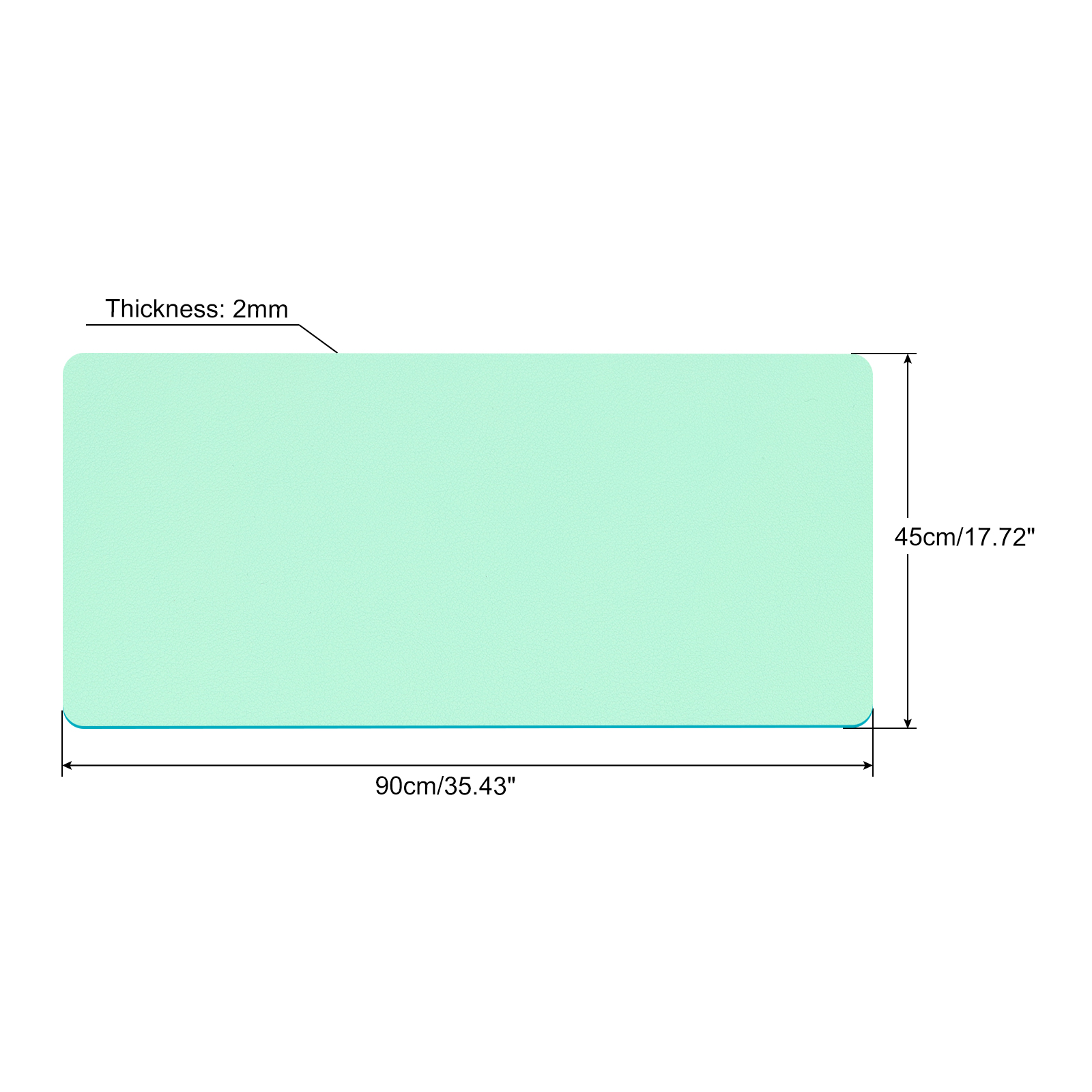 Office Desk Mat Protector PU L - Tech Desktop Accessories recension och pris