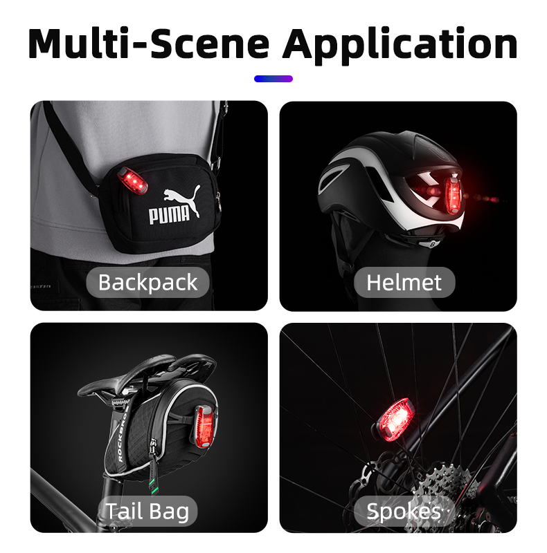 ROCKBROS Bike Rear Light  Bicy - Tech Accessories Bag recension och pris