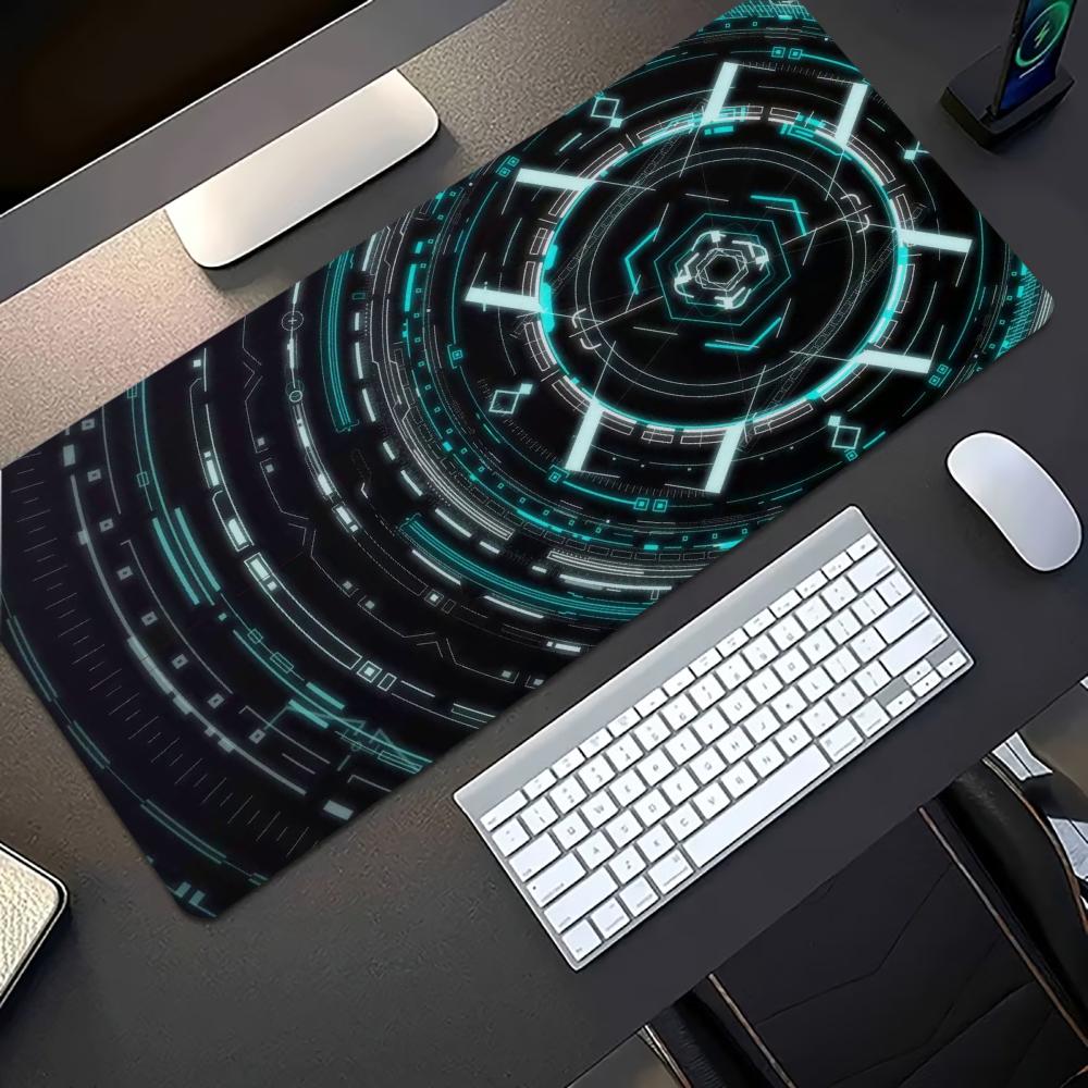 Blue Tech Circuit Cyber Patter - Tech Accessories For Laptop recension och pris
