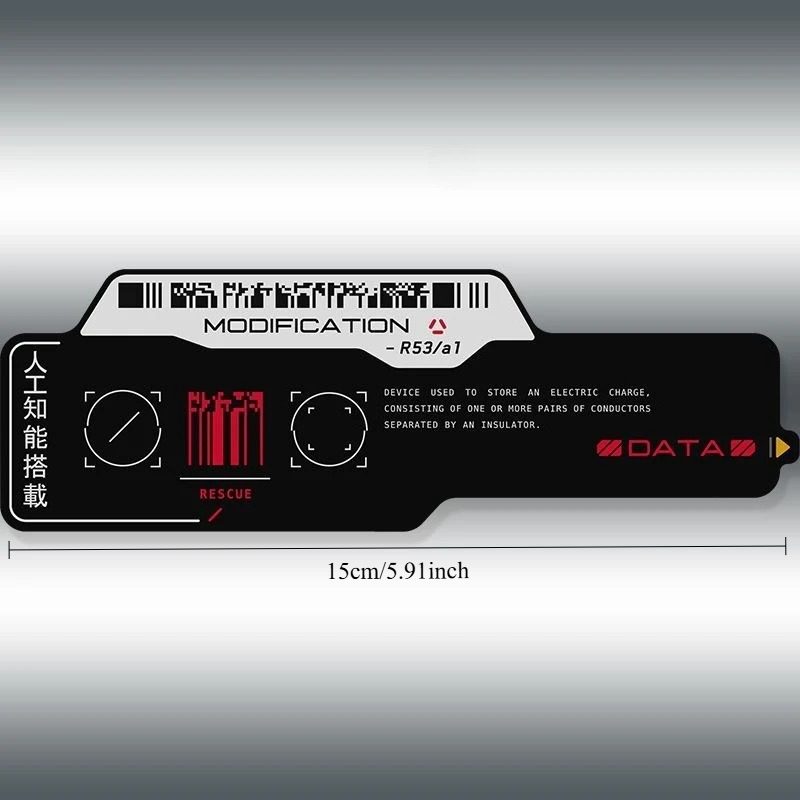 Cyberpunk Tech QR Code Vinyl S - Tech Accessories For Laptop recension och pris