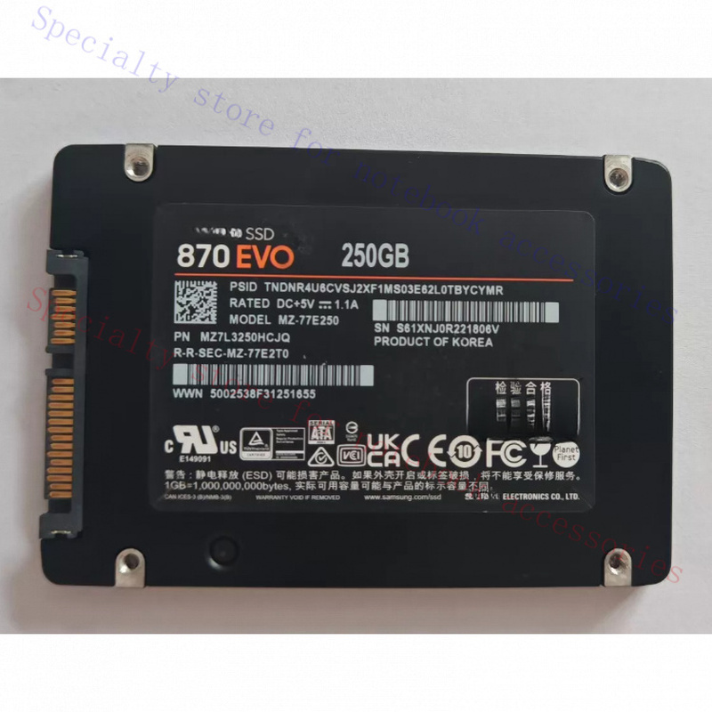R+  Used FOR Samsung SSD 870 E - Samsung Ssd Evo 870 recension och pris