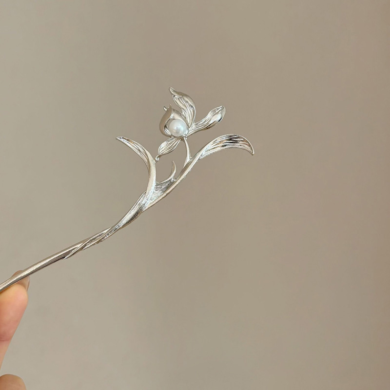 New Chinese Style Silver Orchi - Tech Accessories For Women recension och pris