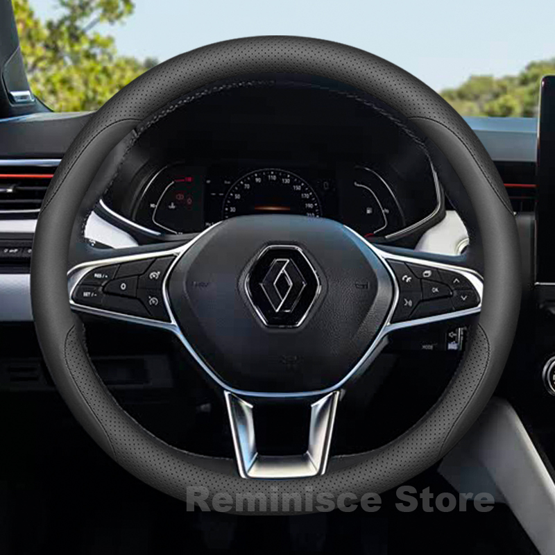 Leather Car Steering Wheel Cov - Tech Accessories Hub recension och pris