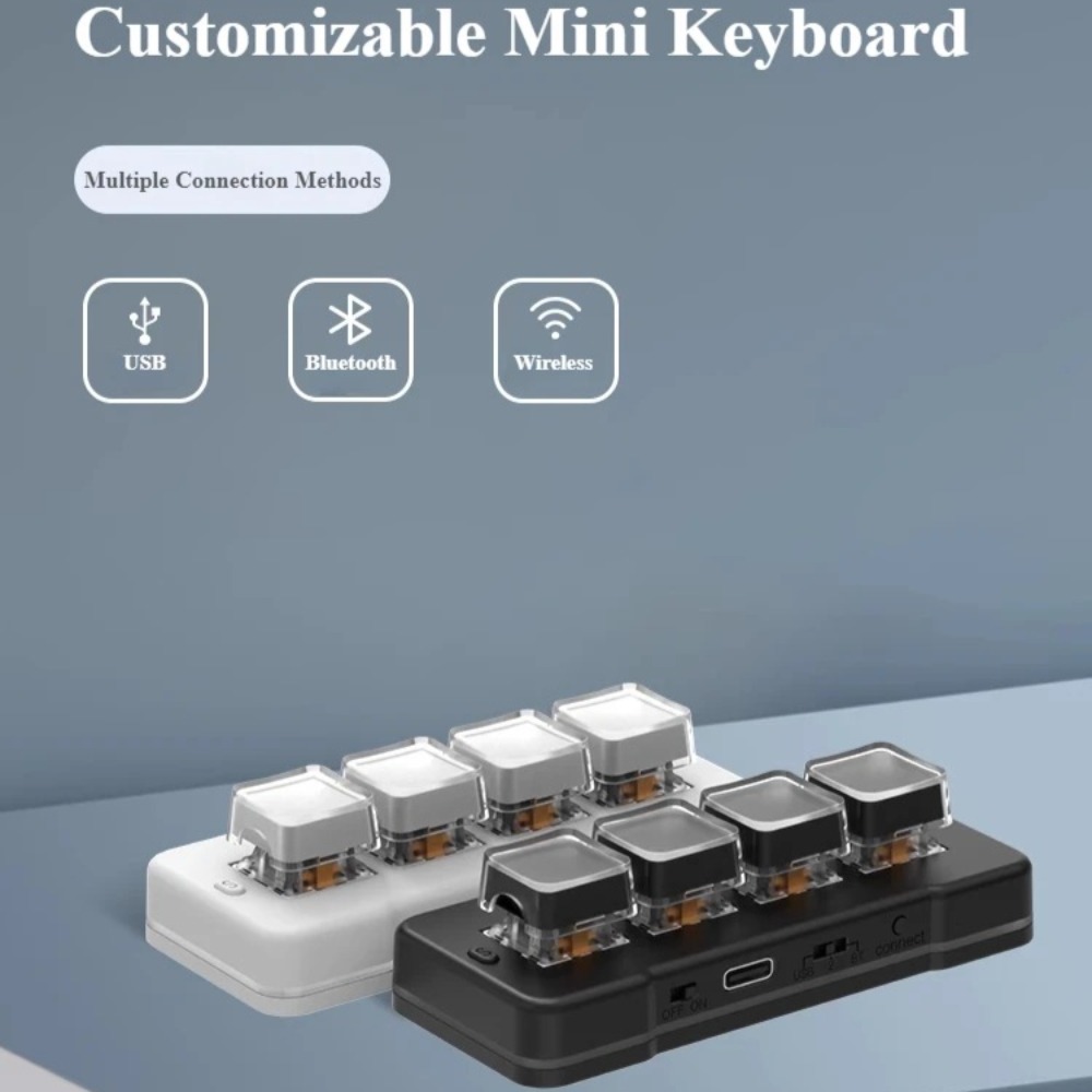 MK424Pro 4-Key Wireles Mini Ke - Tech Desktop Accessories recension och pris
