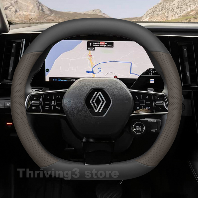 Leather Car Steering Wheel Cov - Tech Accessories Hub recension och pris