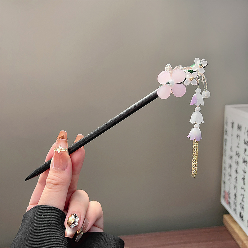 Classic Tassel Hair Stick Blac - Tech Accessories For Women recension och pris