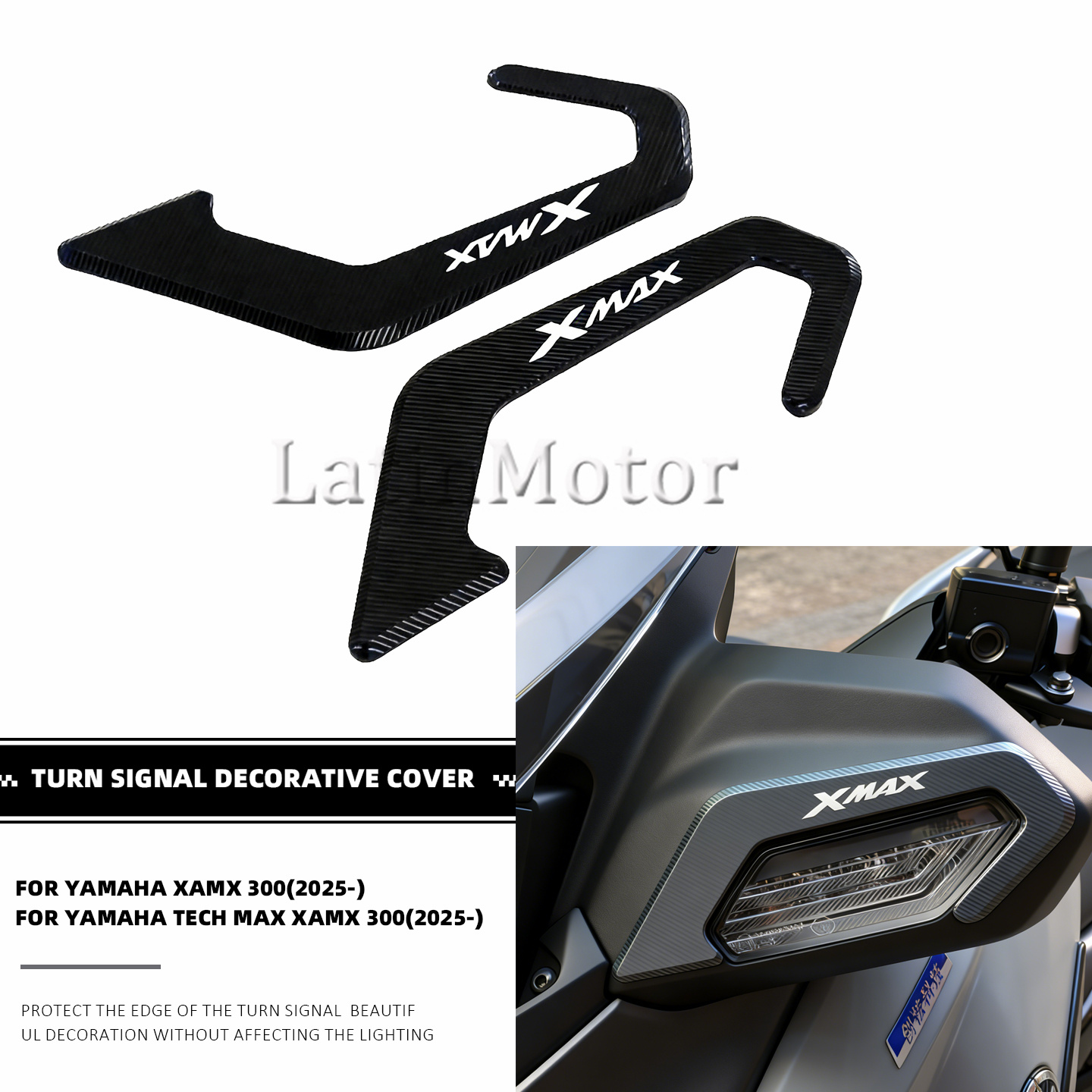For Yamaha XMAX300 XMAX TECH M - Xmax Tech Max Accessories recension och pris
